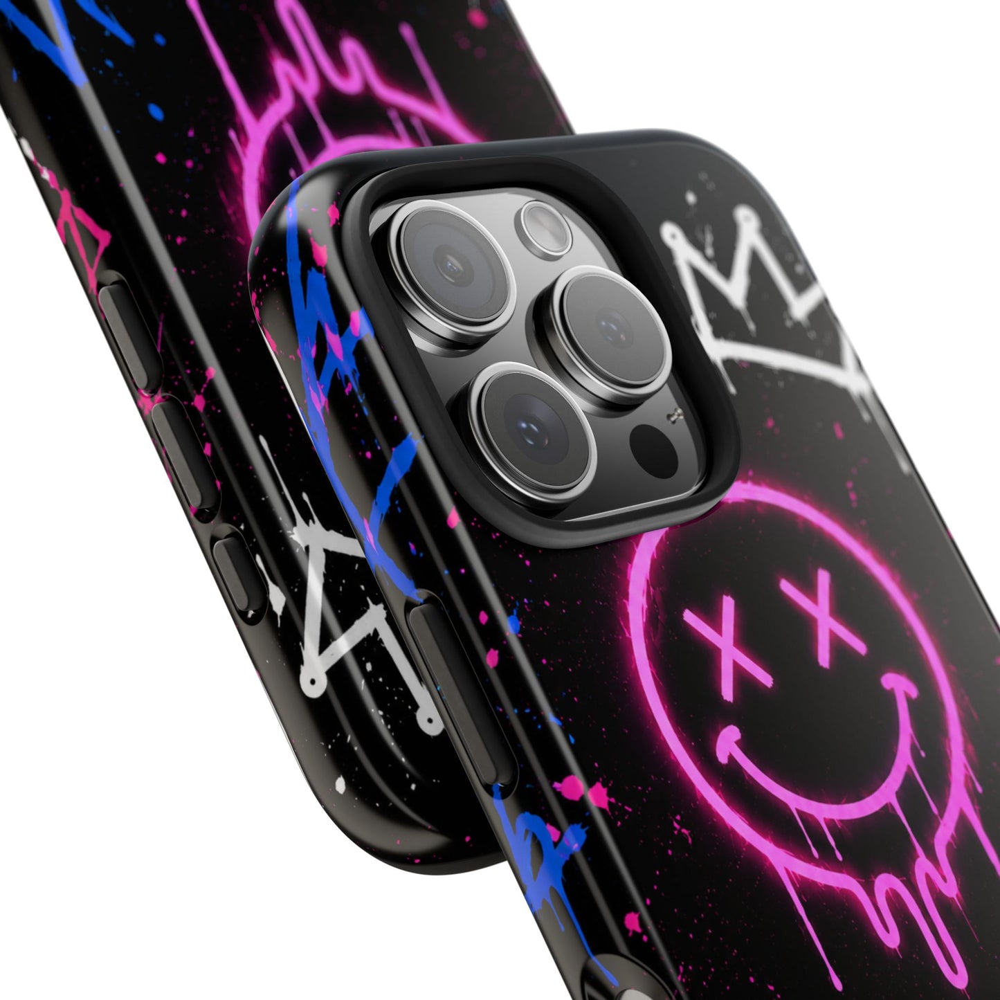 Smile More Neon Graffiti Phone Case