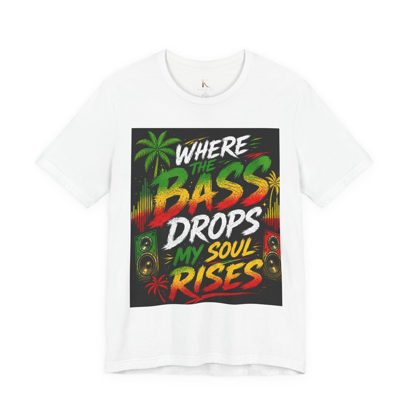 Where the Bass Drops Reggae Tee