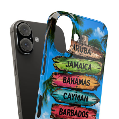 Caribbean Wanderlust – Tropical Island Phone Case