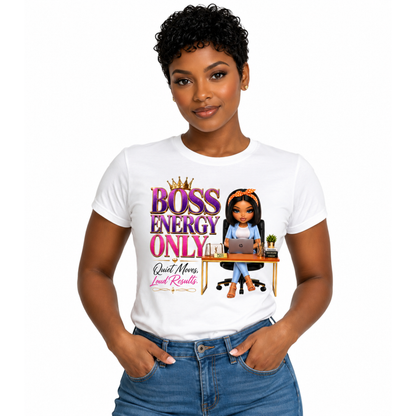 Boss Energy™ – Bold Confidence Graphic Tee