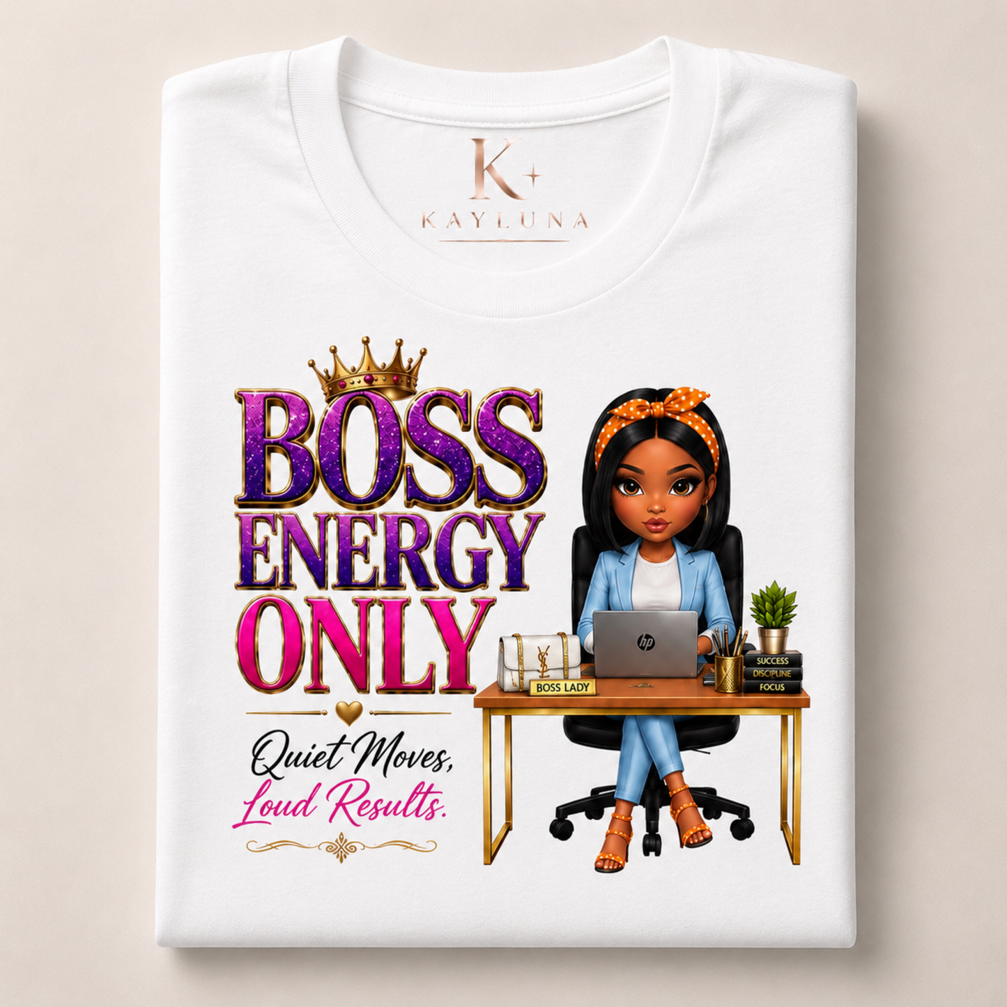 Boss Energy™ – Bold Confidence Graphic Tee