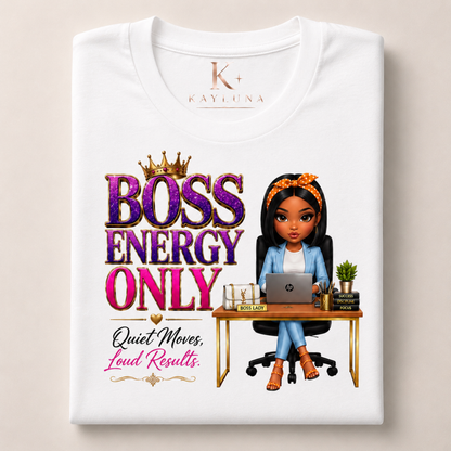 Boss Energy™ – Bold Confidence Graphic Tee