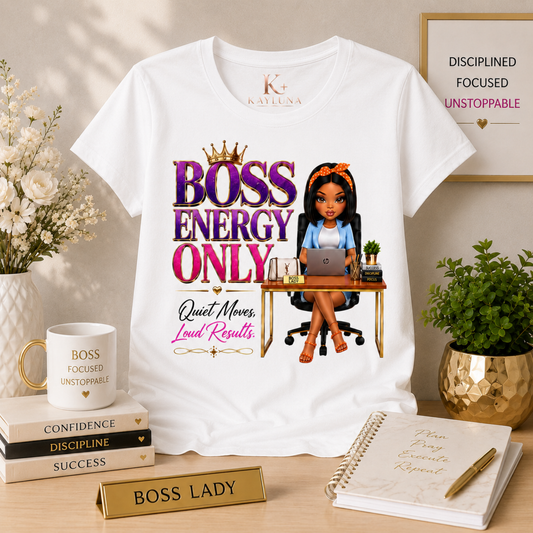 Boss Energy™ – Bold Confidence Graphic Tee