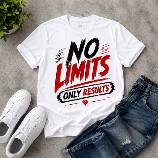 NO LIMITS ONLY RESULTS | Luxury Mindset Tee