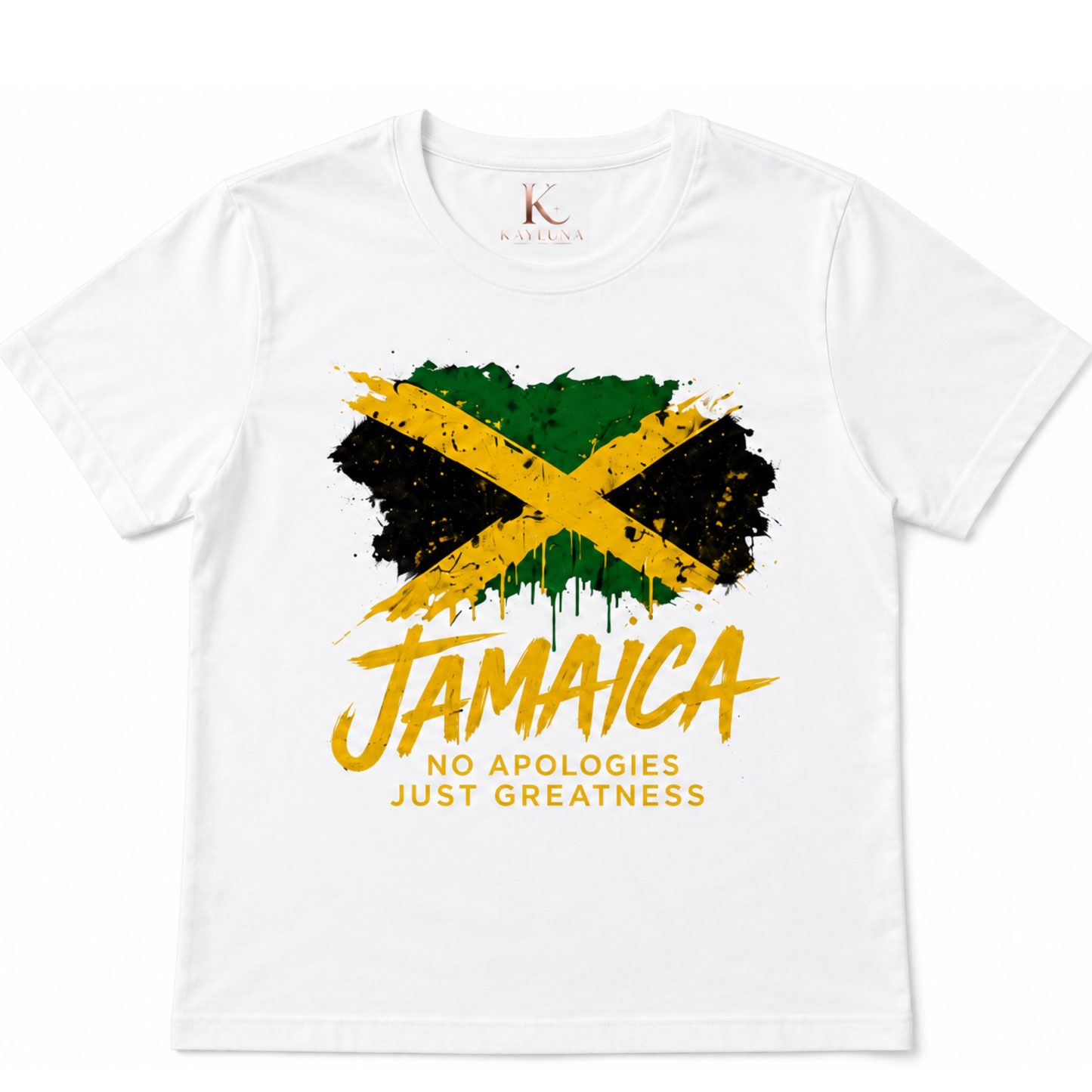Jamaica No Apologies Just Greatness Unisex Graphic Tee