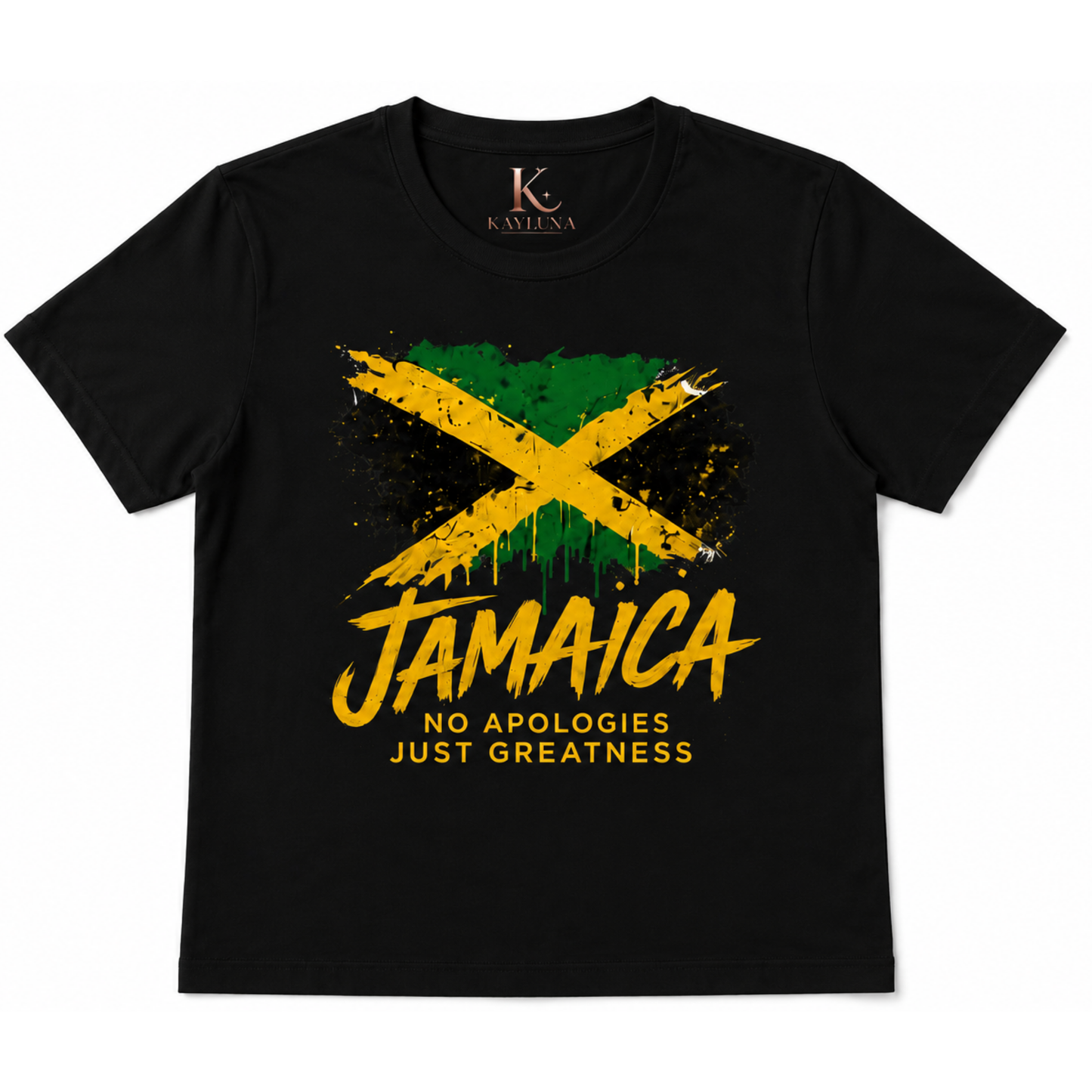 Jamaica No Apologies Just Greatness Unisex Graphic Tee