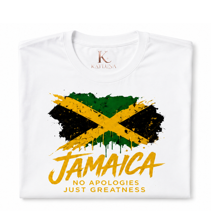 Jamaica No Apologies Just Greatness Unisex Graphic Tee