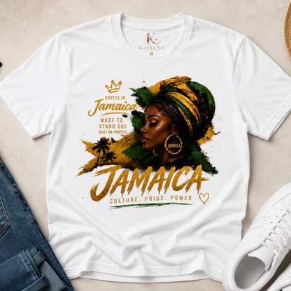 Rooted in Jamaica™ – Culture, Pride & Power Unisex Graphic Tee