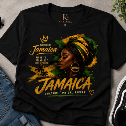 Rooted in Jamaica™ – Culture, Pride & Power Unisex Graphic Tee