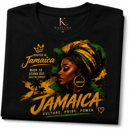 Rooted in Jamaica™ – Culture, Pride & Power Unisex Graphic Tee