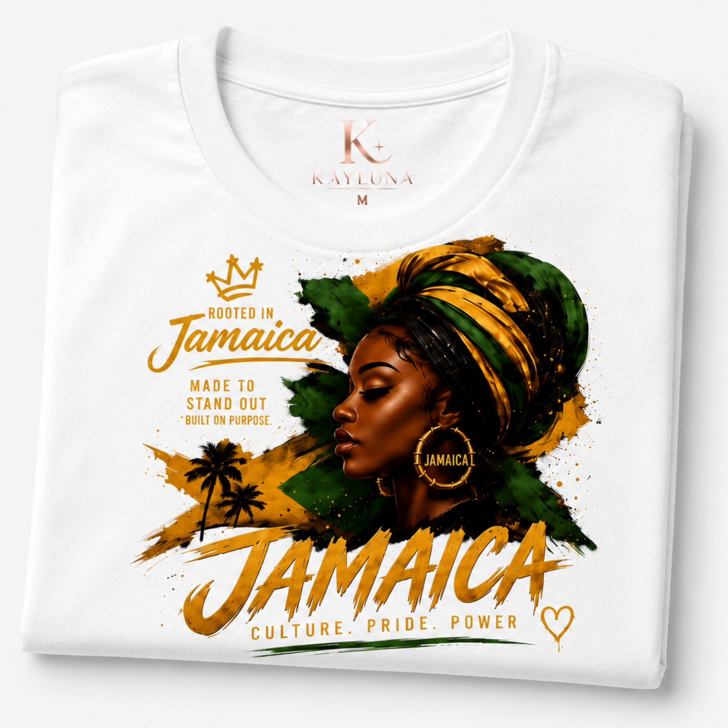 Rooted in Jamaica™ – Culture, Pride & Power Unisex Graphic Tee