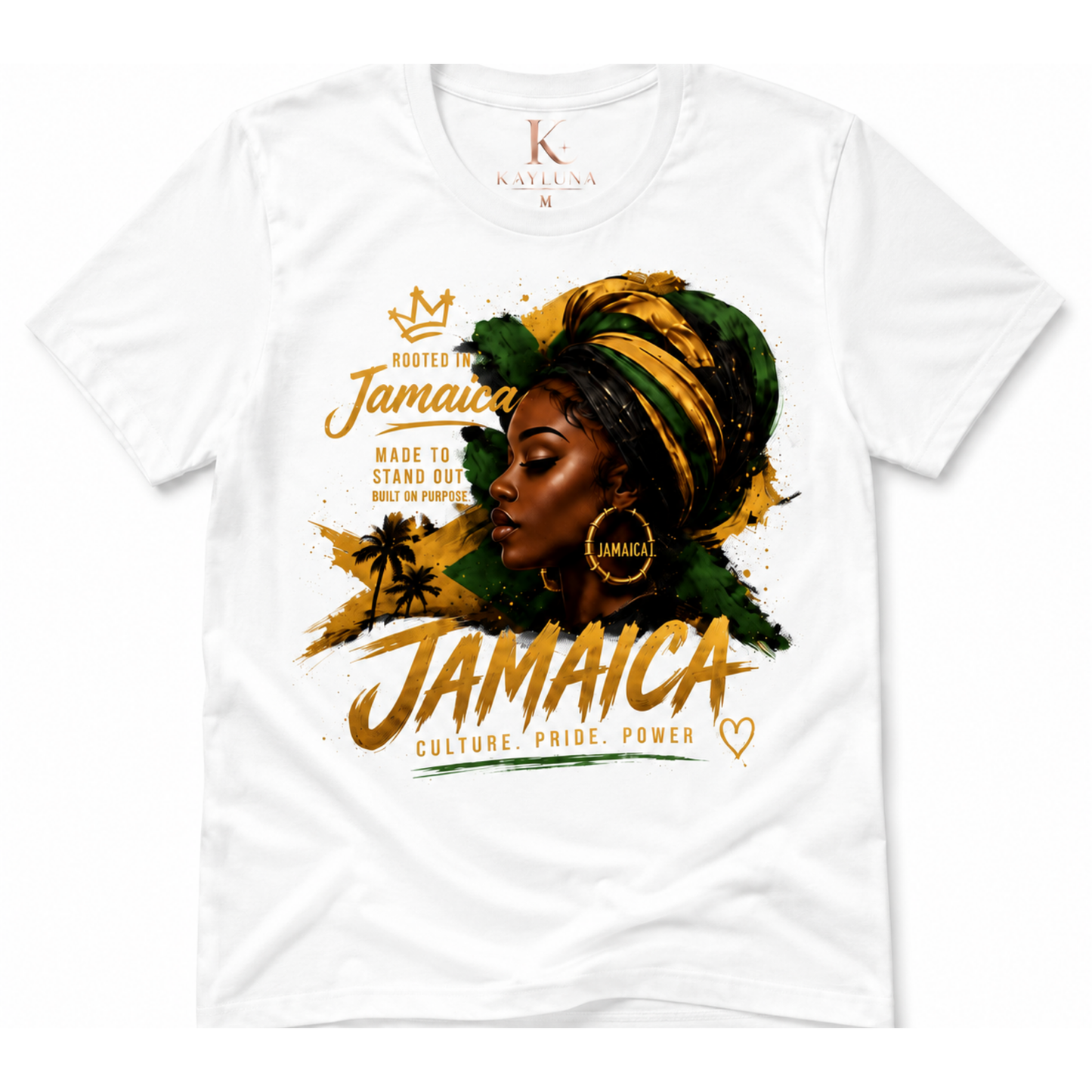 Rooted in Jamaica™ – Culture, Pride & Power Unisex Graphic Tee