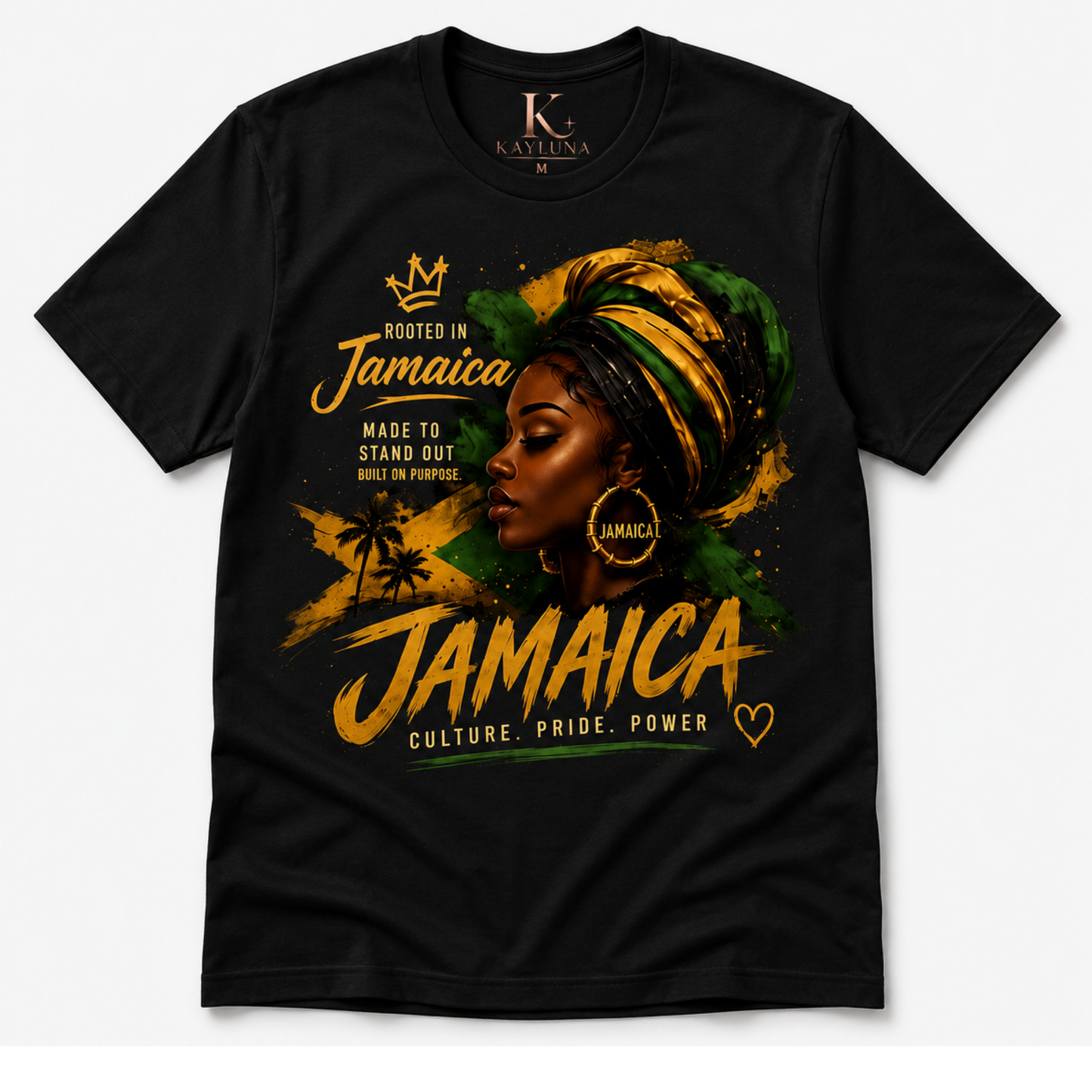 Rooted in Jamaica™ – Culture, Pride & Power Unisex Graphic Tee