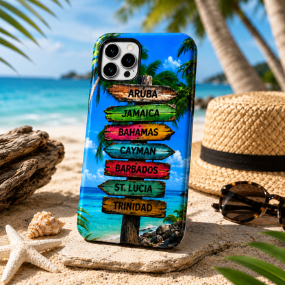 Caribbean Wanderlust – Tropical Island Phone Case