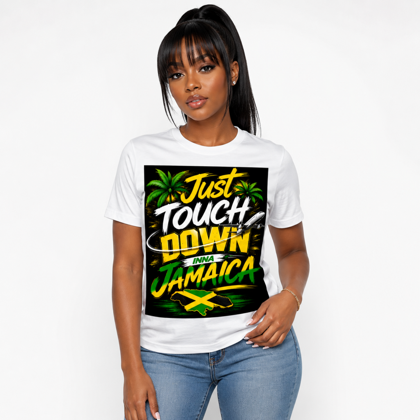 Just Touch Down Inna Jamaica Tee