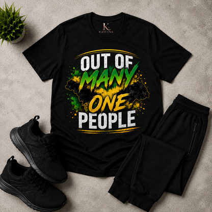 Out of Many One People Jamaican Unisex Tee