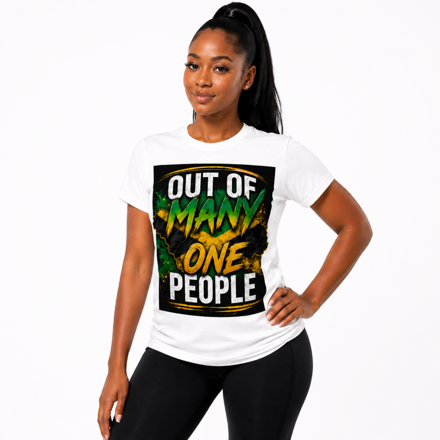 Out of Many One People Jamaican Unisex Tee
