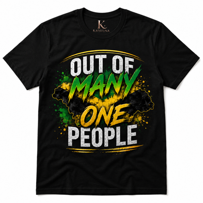 Out of Many One People Jamaican Unisex Tee
