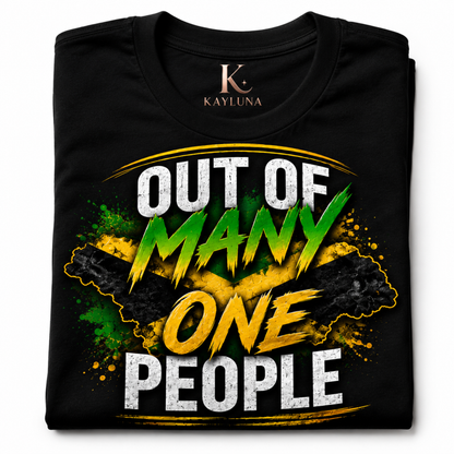 Out of Many One People Jamaican Unisex Tee