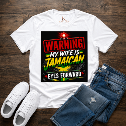 Warning My Wife Is Jamaican Men’s Tee