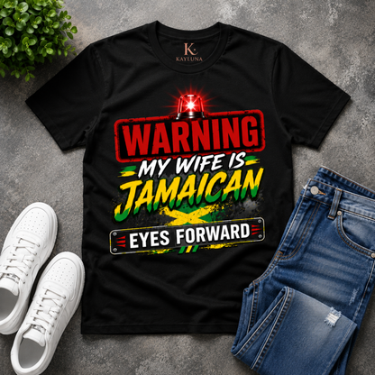 Warning My Wife Is Jamaican Men’s Tee