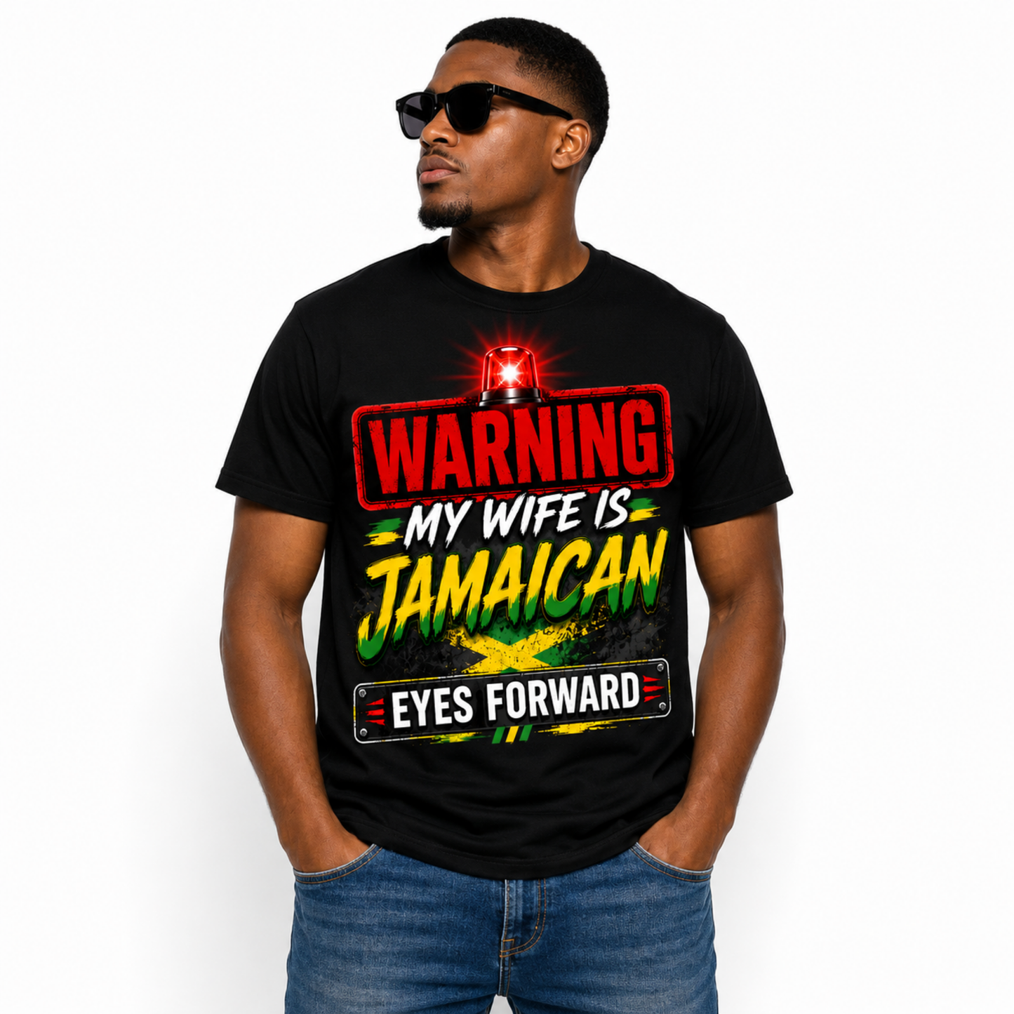 Warning My Wife Is Jamaican Men’s Tee