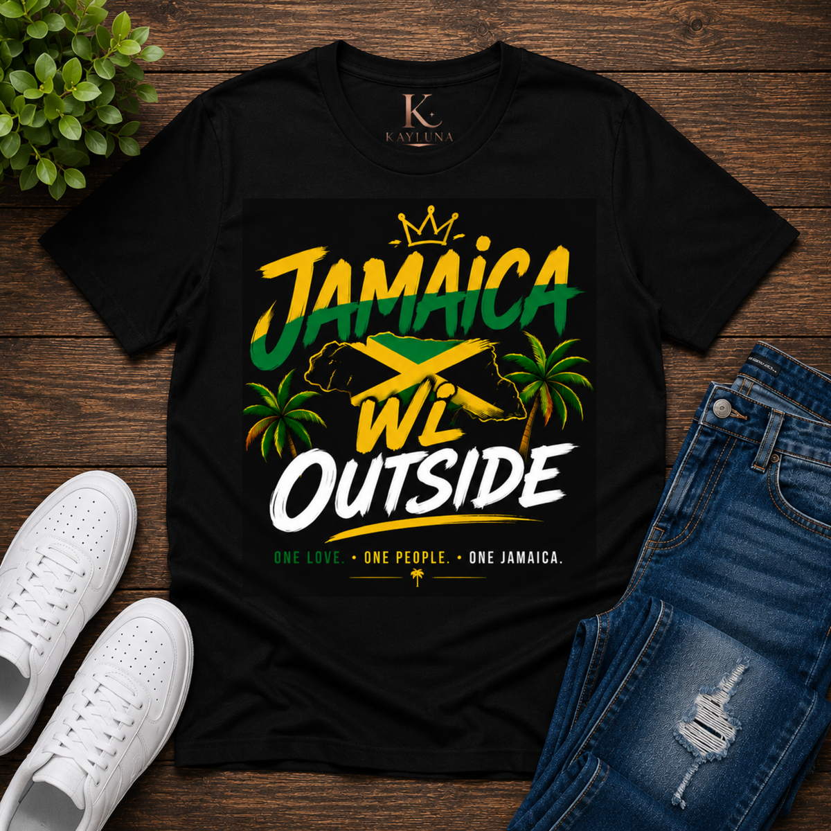 Jamaica Wi Outside Graphic Tee