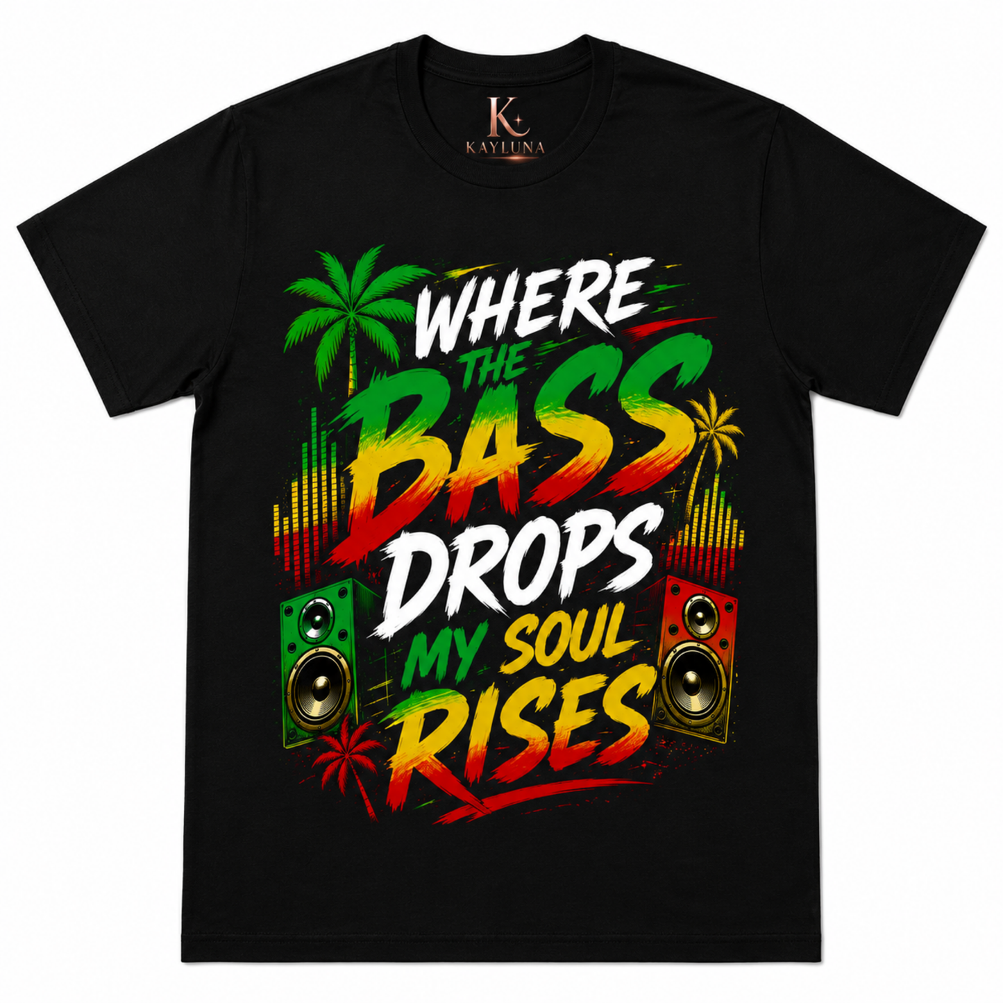 Where the Bass Drops Reggae Tee