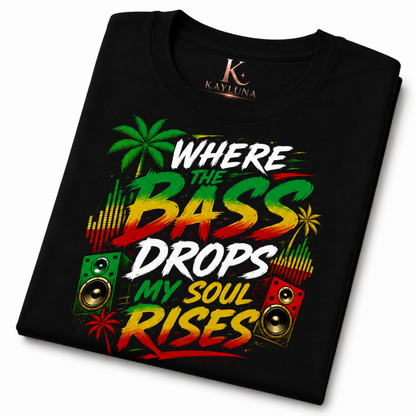Where the Bass Drops Reggae Tee