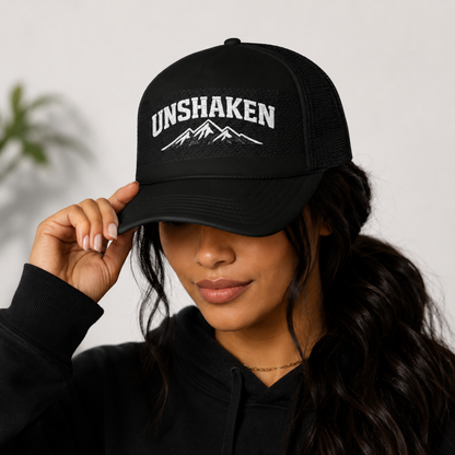 Unshaken Mountain Trucker Hat