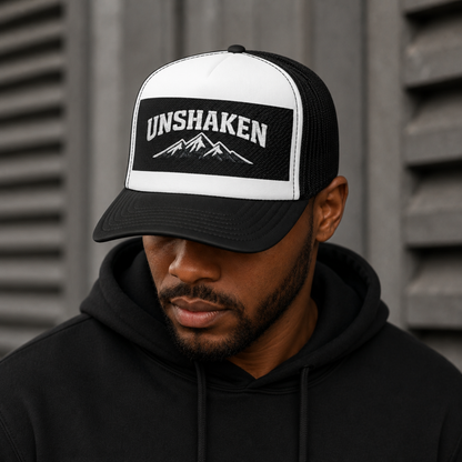 Unshaken Mountain Trucker Hat