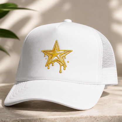 Dripping Gold Star Hat