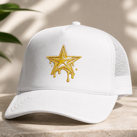 Dripping Gold Star Hat