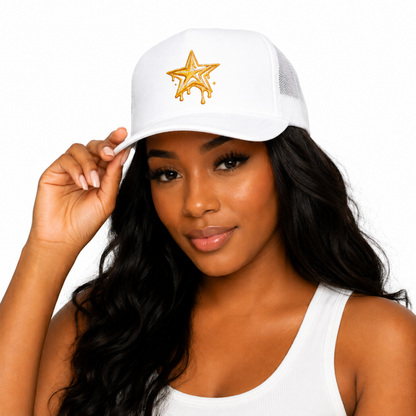 Dripping Gold Star Hat