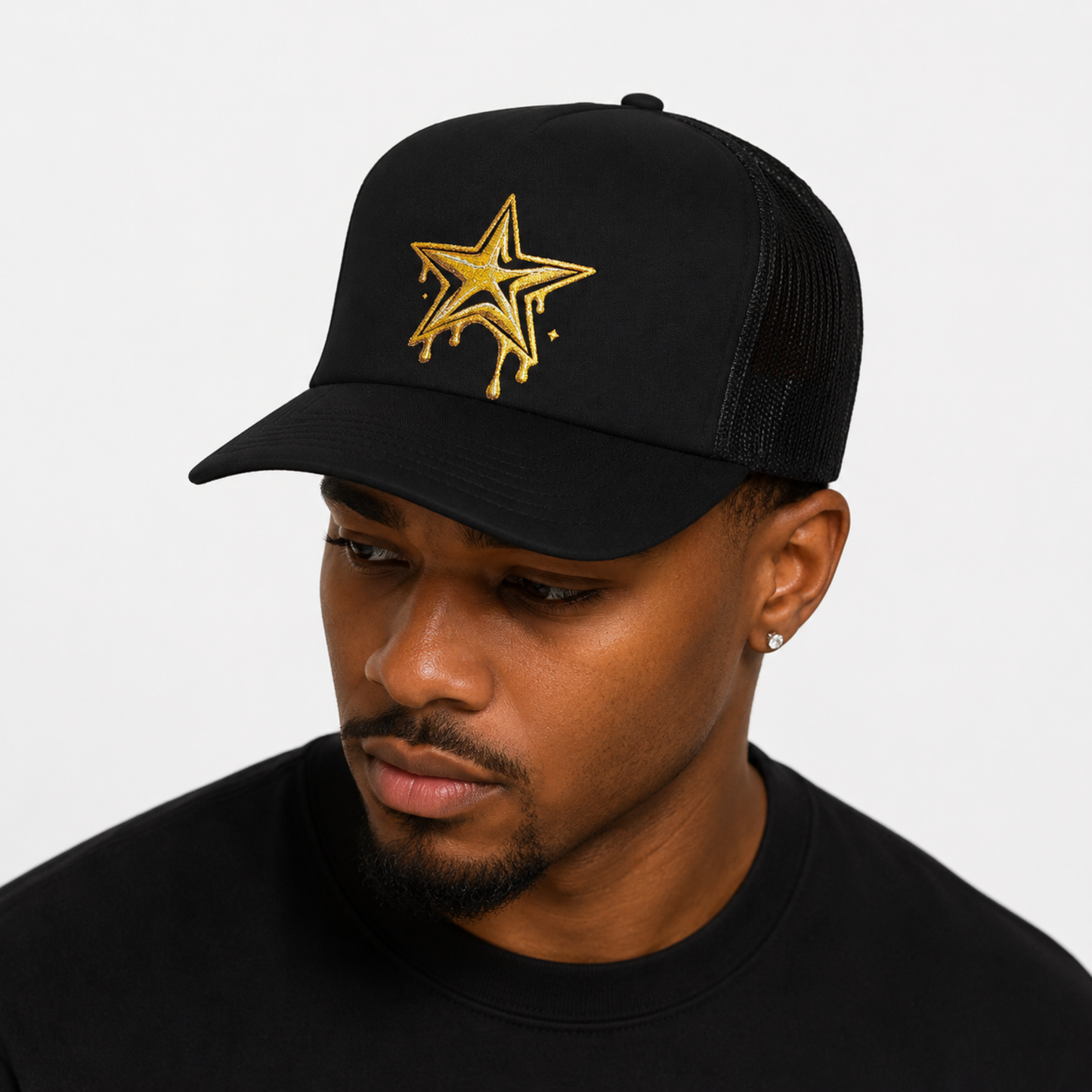 Dripping Gold Star Hat