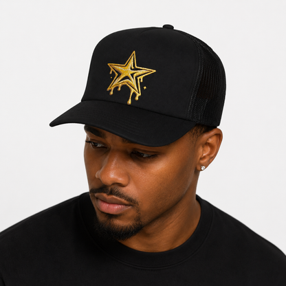 Dripping Gold Star Hat