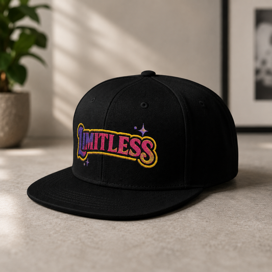 Limitless Embroidered Snapback Hat