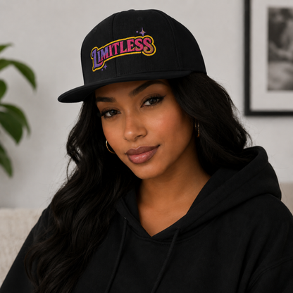 Limitless Embroidered Snapback Hat
