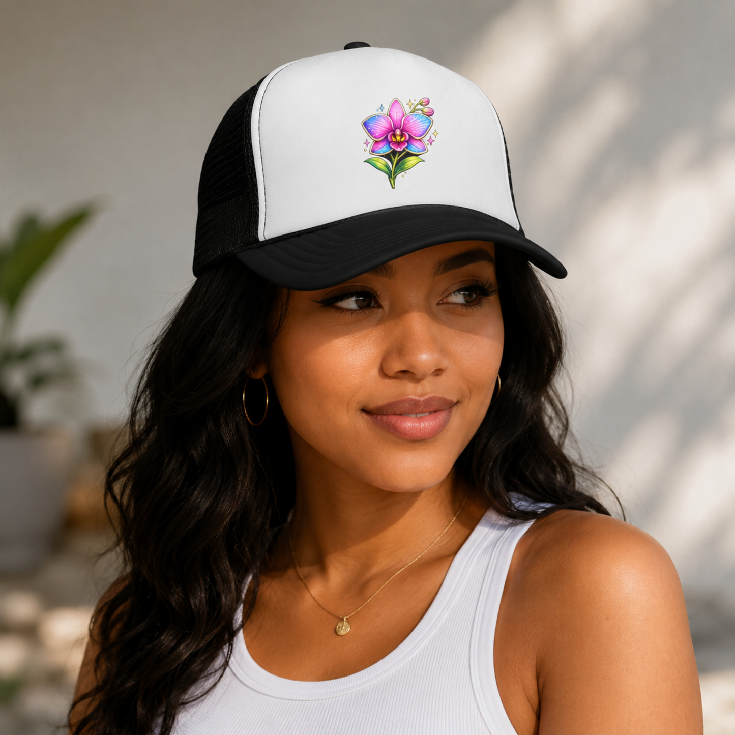 Orchid Bloom Hat