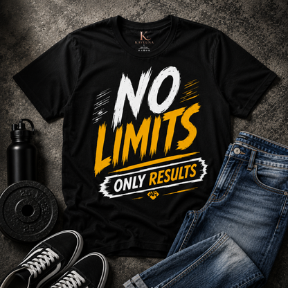 NO LIMITS ONLY RESULTS | Luxury Mindset Tee
