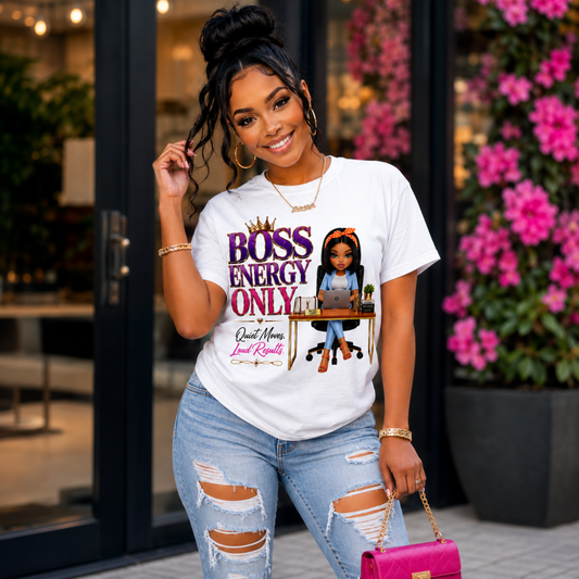 Boss Energy™ – Bold Confidence Graphic Tee