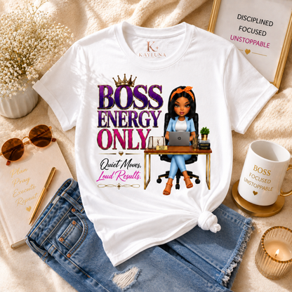Boss Energy™ – Bold Confidence Graphic Tee