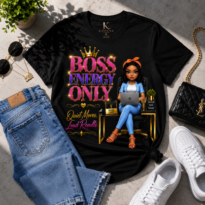 Boss Energy™ – Bold Confidence Graphic Tee