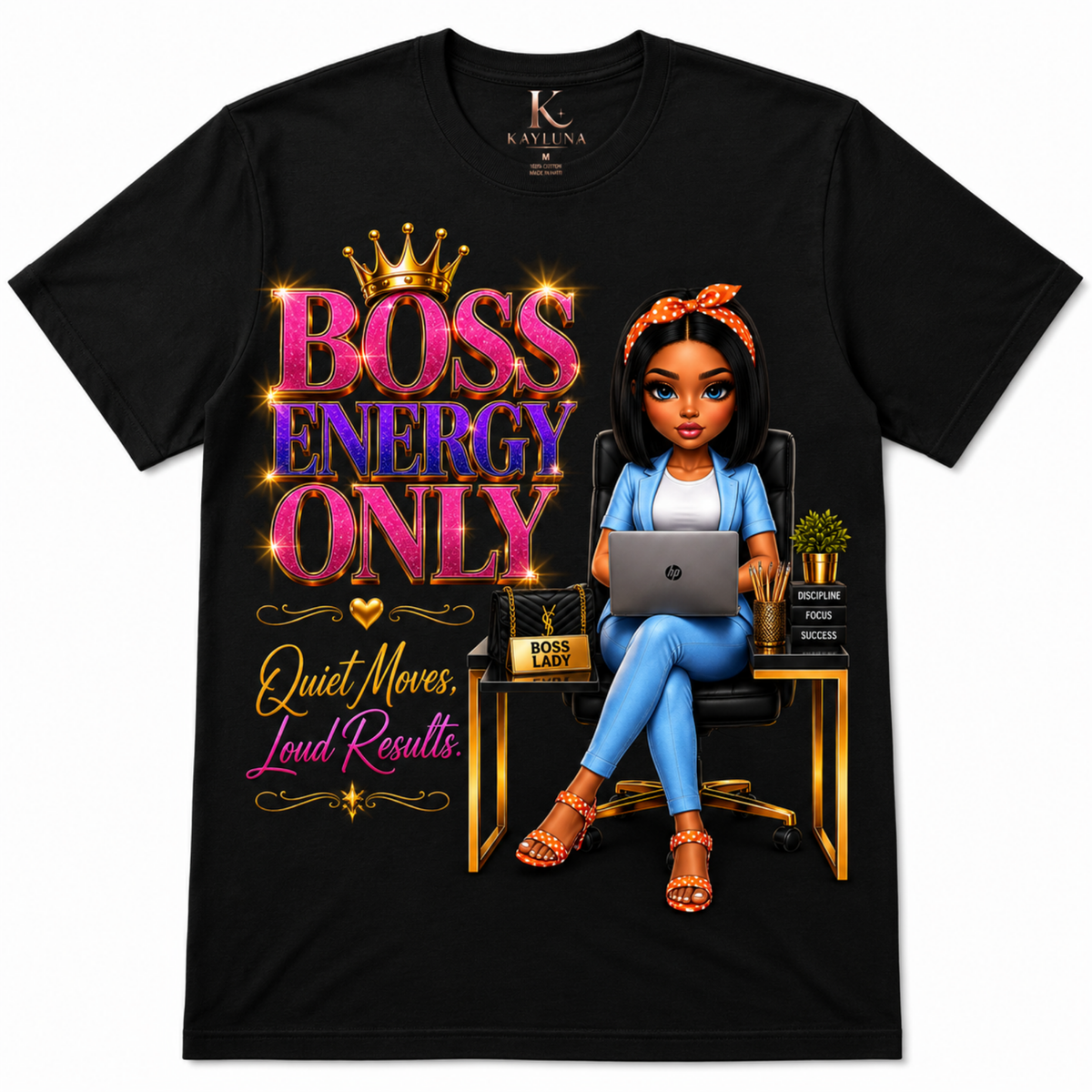 Boss Energy™ – Bold Confidence Graphic Tee