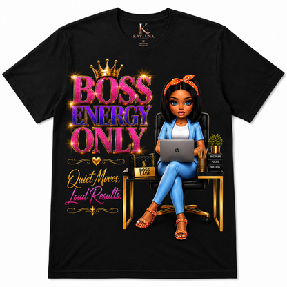 Boss Energy™ – Bold Confidence Graphic Tee