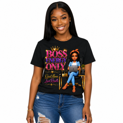Boss Energy™ – Bold Confidence Graphic Tee