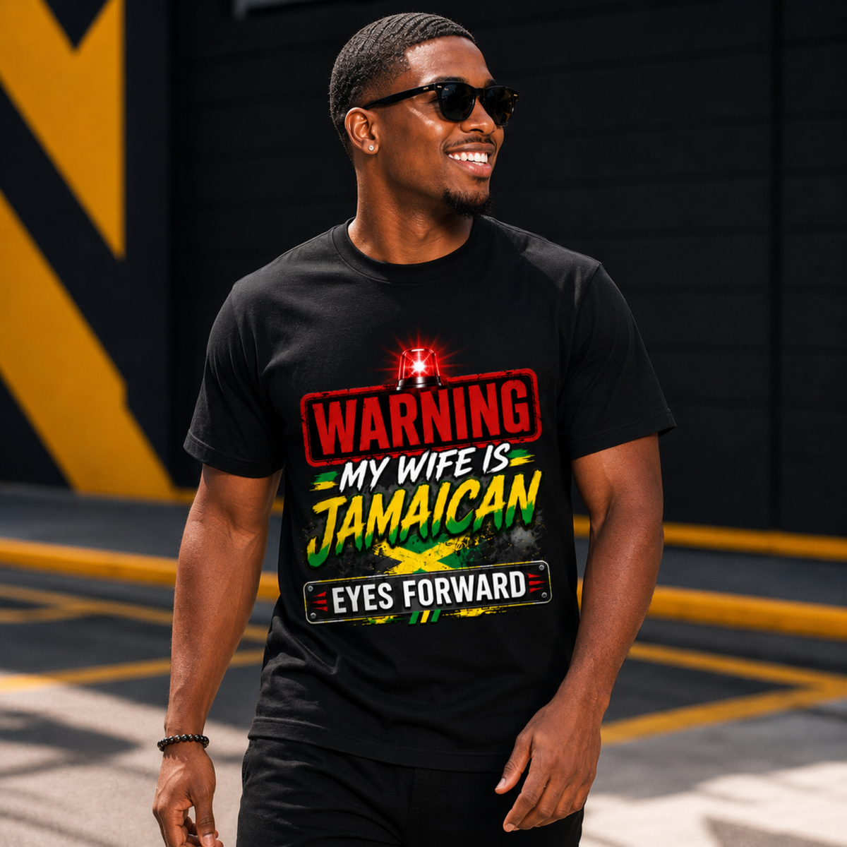 Warning My Wife Is Jamaican Men’s Tee