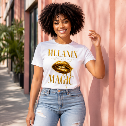 Melanin Magic™ Gold Luxe Graphic Tee