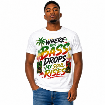 Where the Bass Drops Reggae Tee