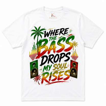 Where the Bass Drops Reggae Tee